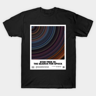 minimal_Star T.rek III - The Search for S.pock Abstract Circular Art Movie T-Shirt